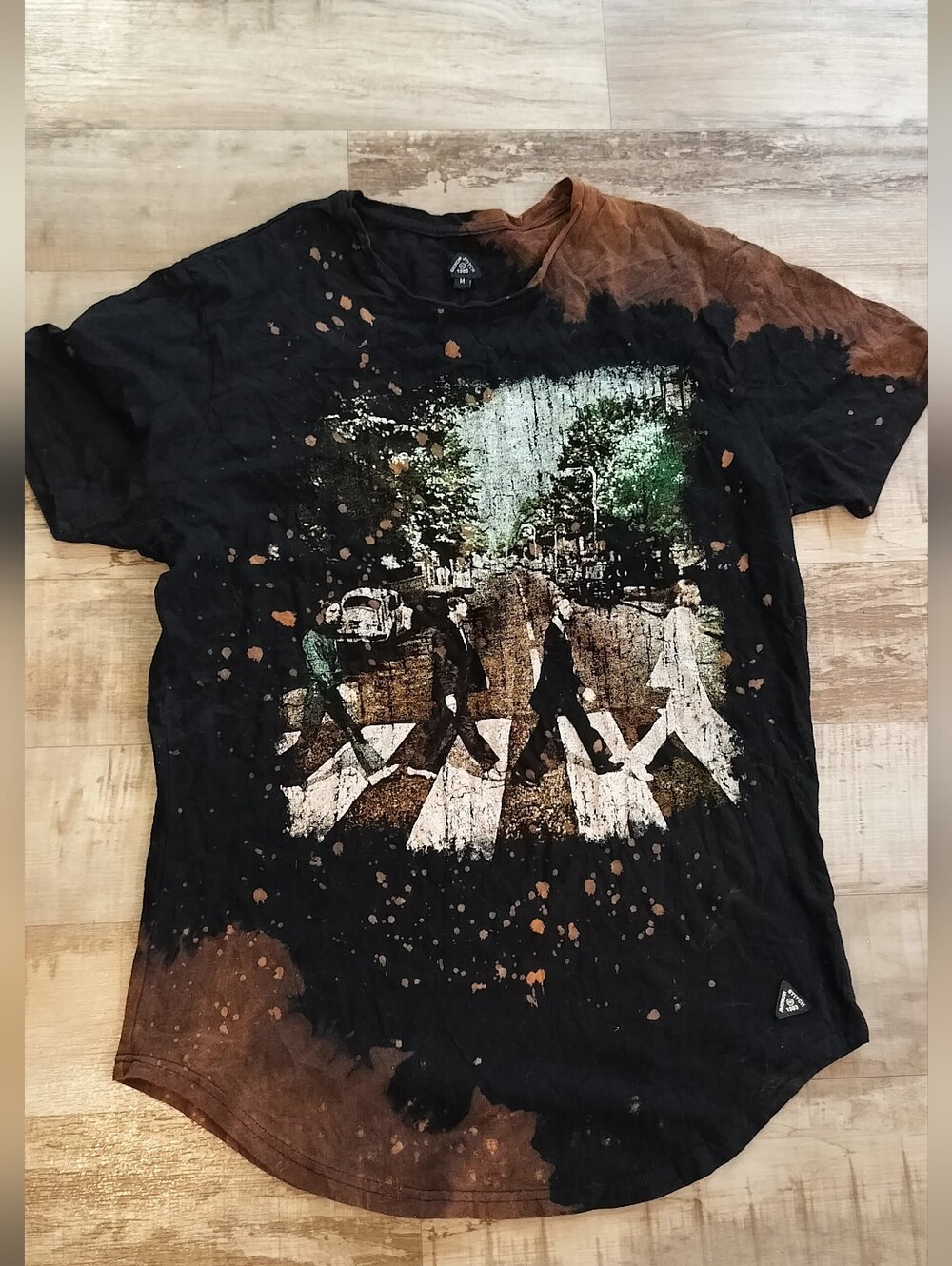 American Stitch Black Bleach Abbey Road Graphic Tee
